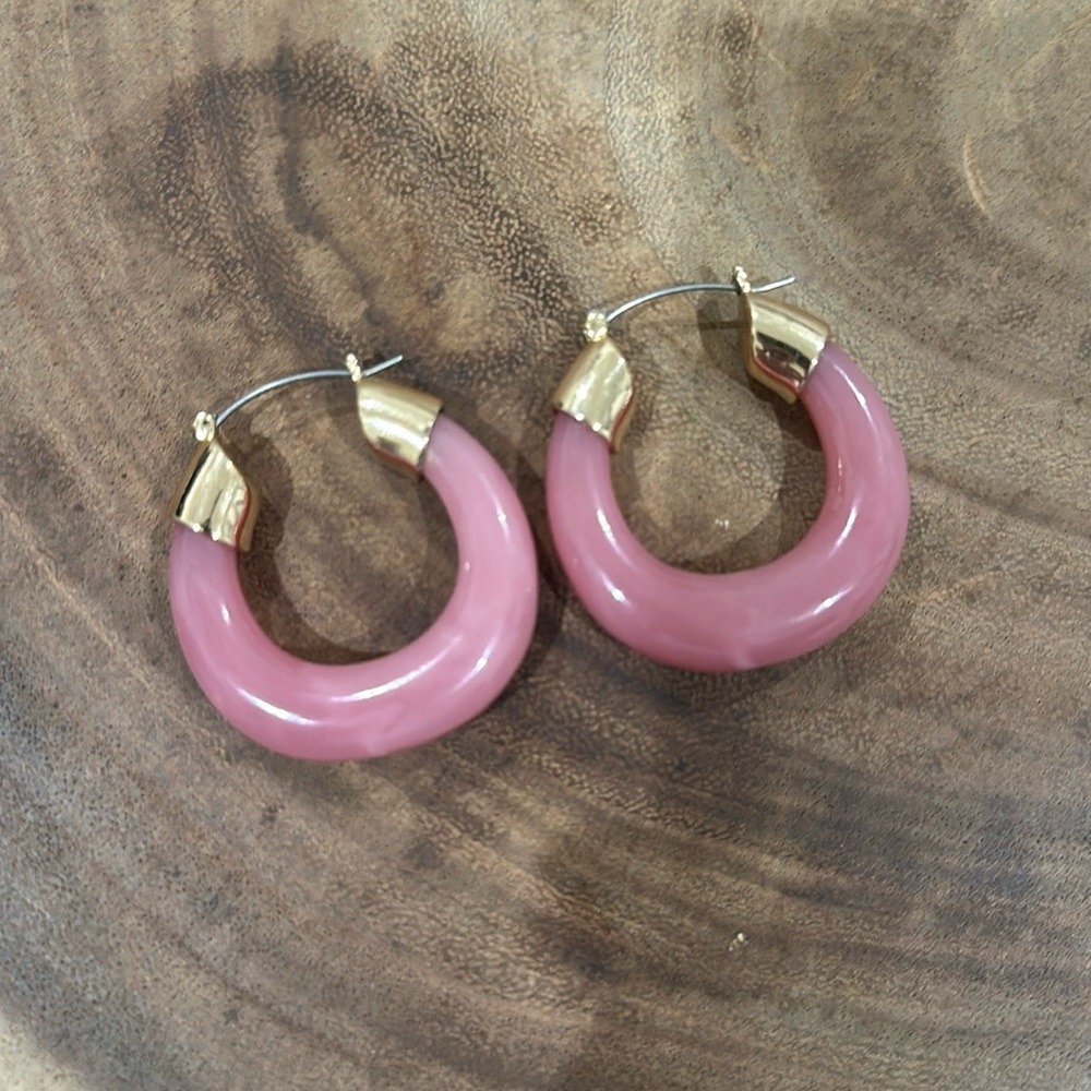 Pink Hoops